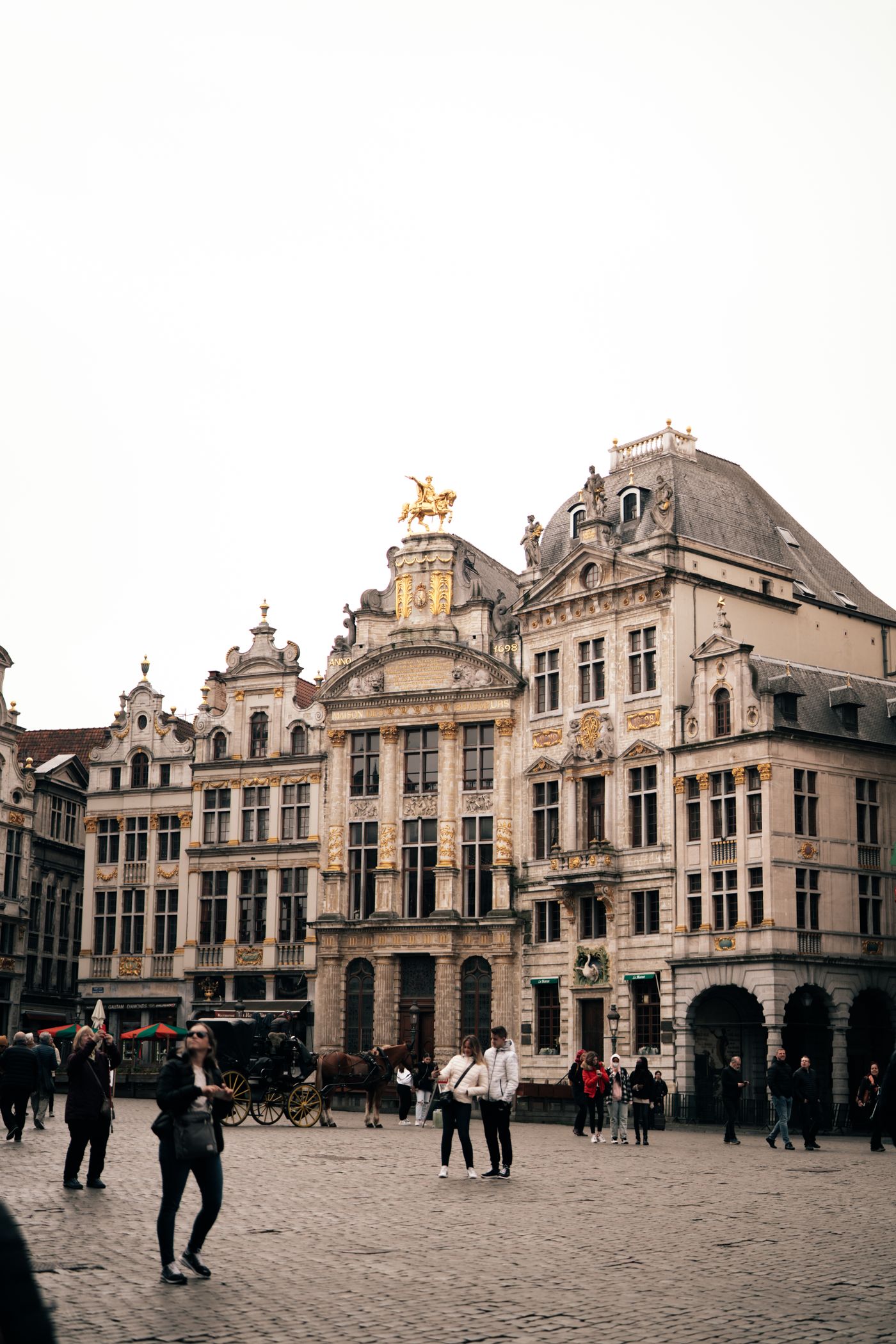 Grote Markt in Brussel met historische gevels